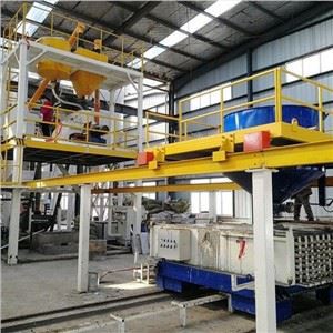 Spumat ciment Wallboard Linie de producție